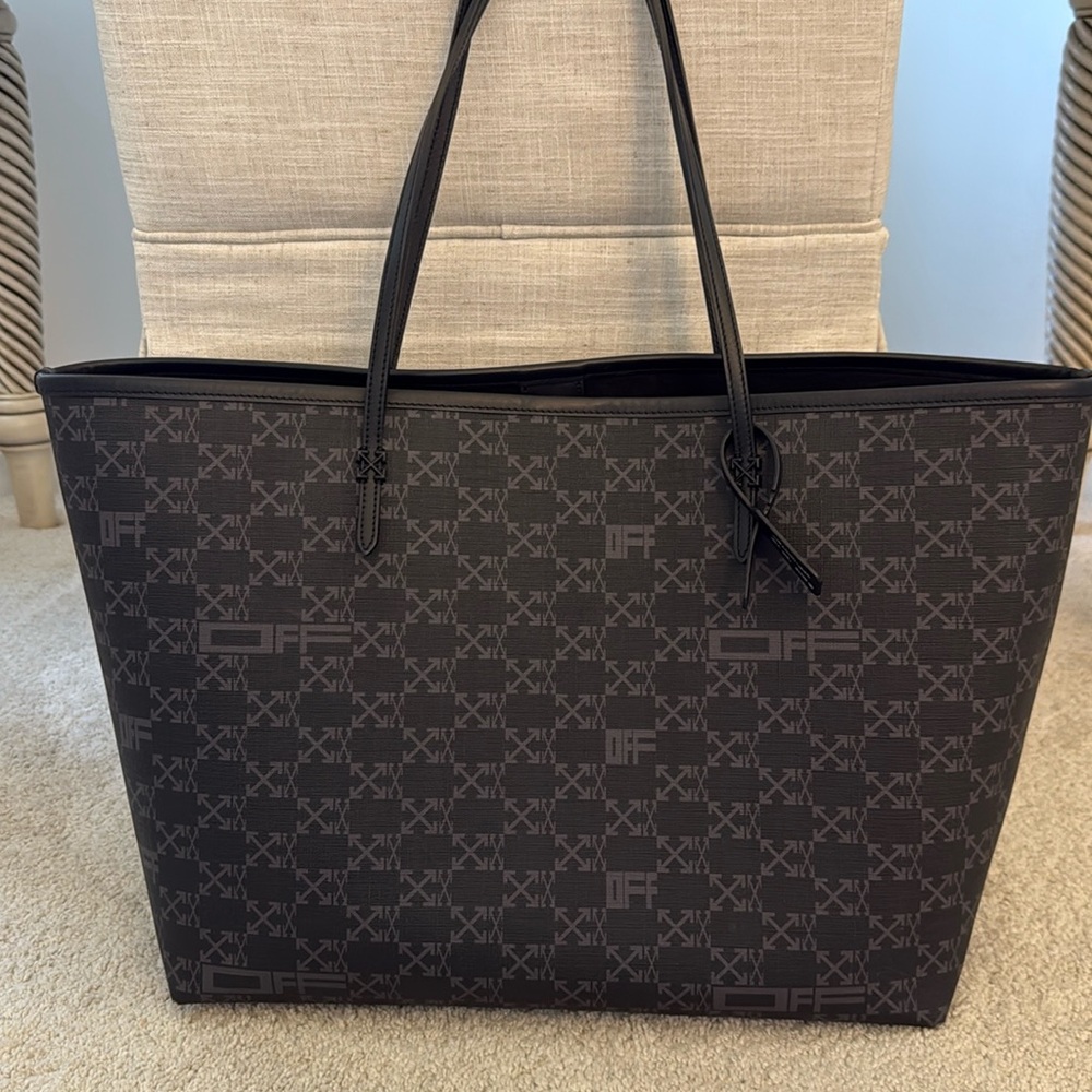 Off White Large Tote